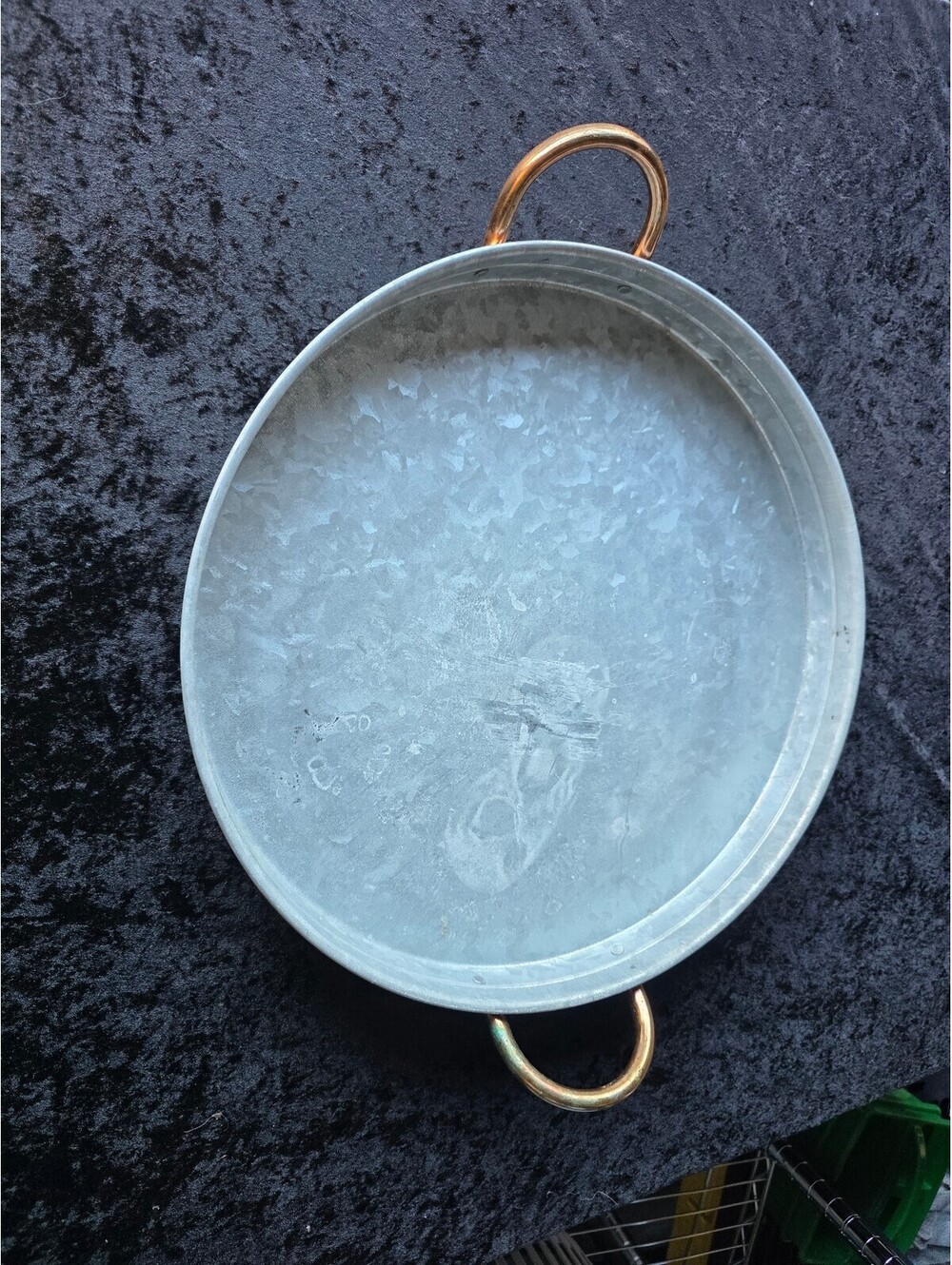 Metal Serving Tray with Handles